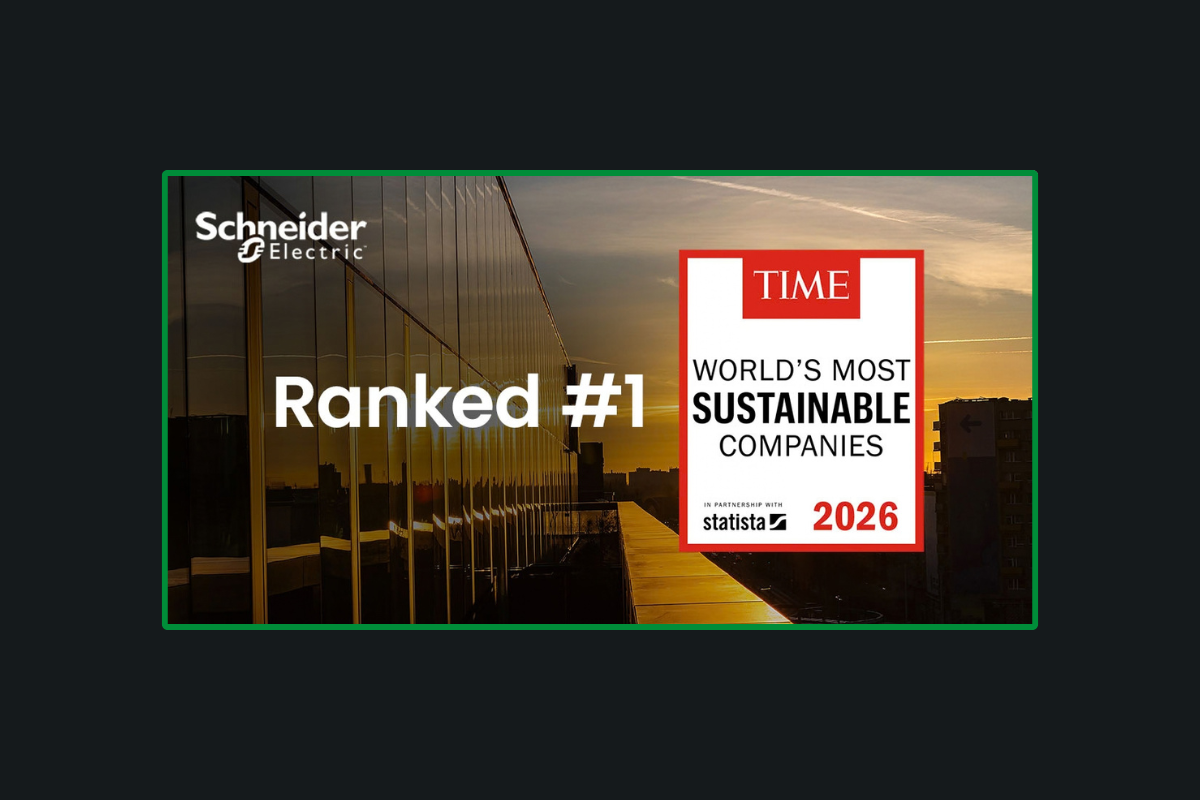 Schneider Electric number 1 sustainable company