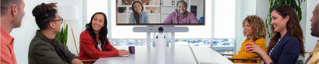 Full Width Image of 3 sets of Logitech Headphones