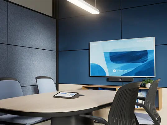 Logi Dock Flex sitting on a table